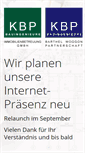 Mobile Screenshot of kbp-leipzig.de